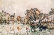 Paul Signac pont neuf oil on canvas